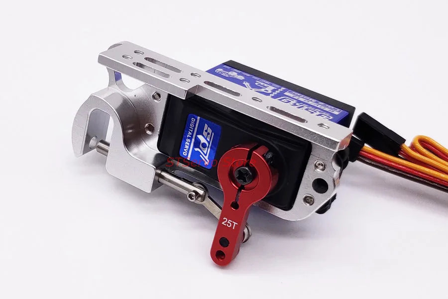 STServo 35kg Remote Control Air-Drop Releasable Servo Kit with metal frame and remote control features.