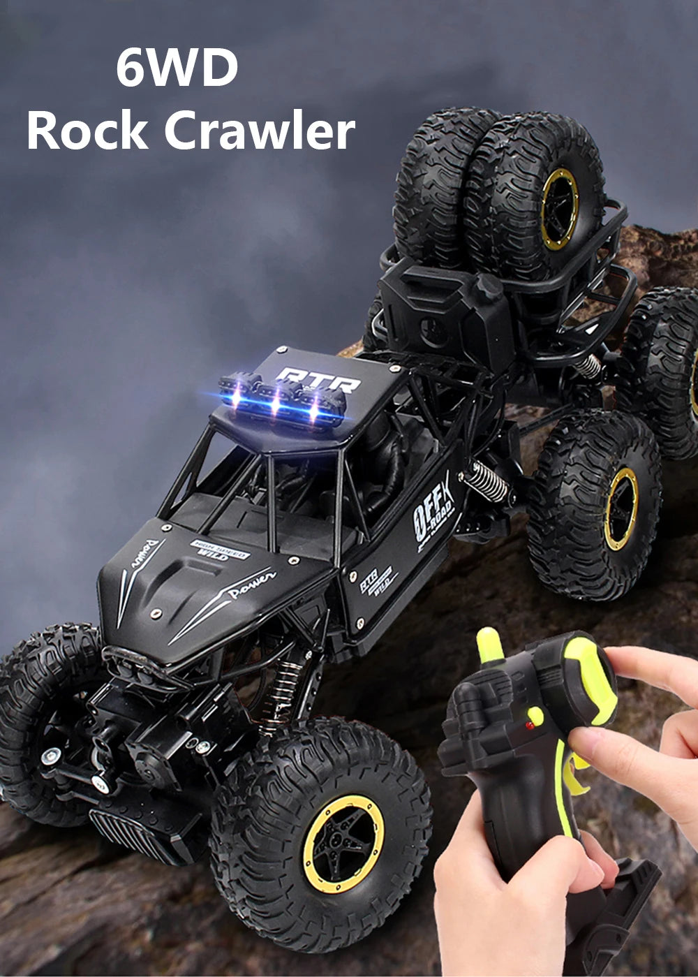 the model 5514 is 4WD rock crawler rc car, it is with real