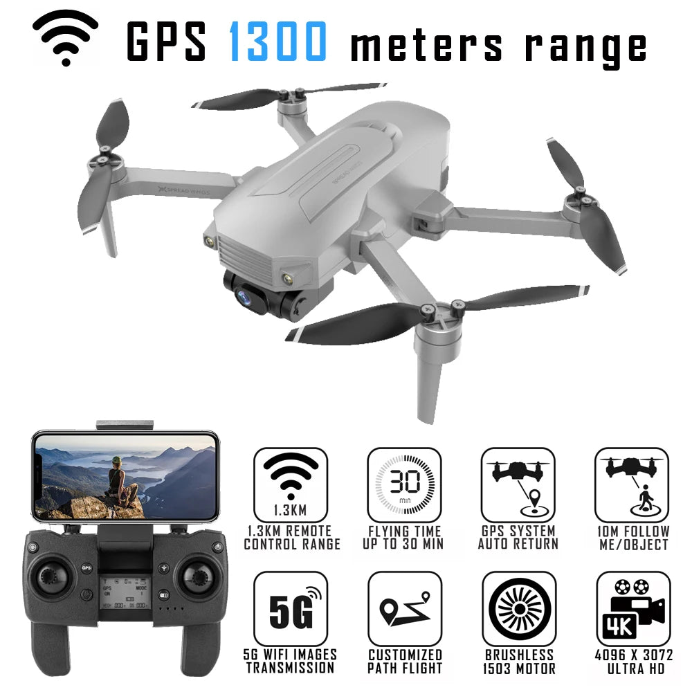 X2000 Drone, gps /300 meters range 30 1.3km 