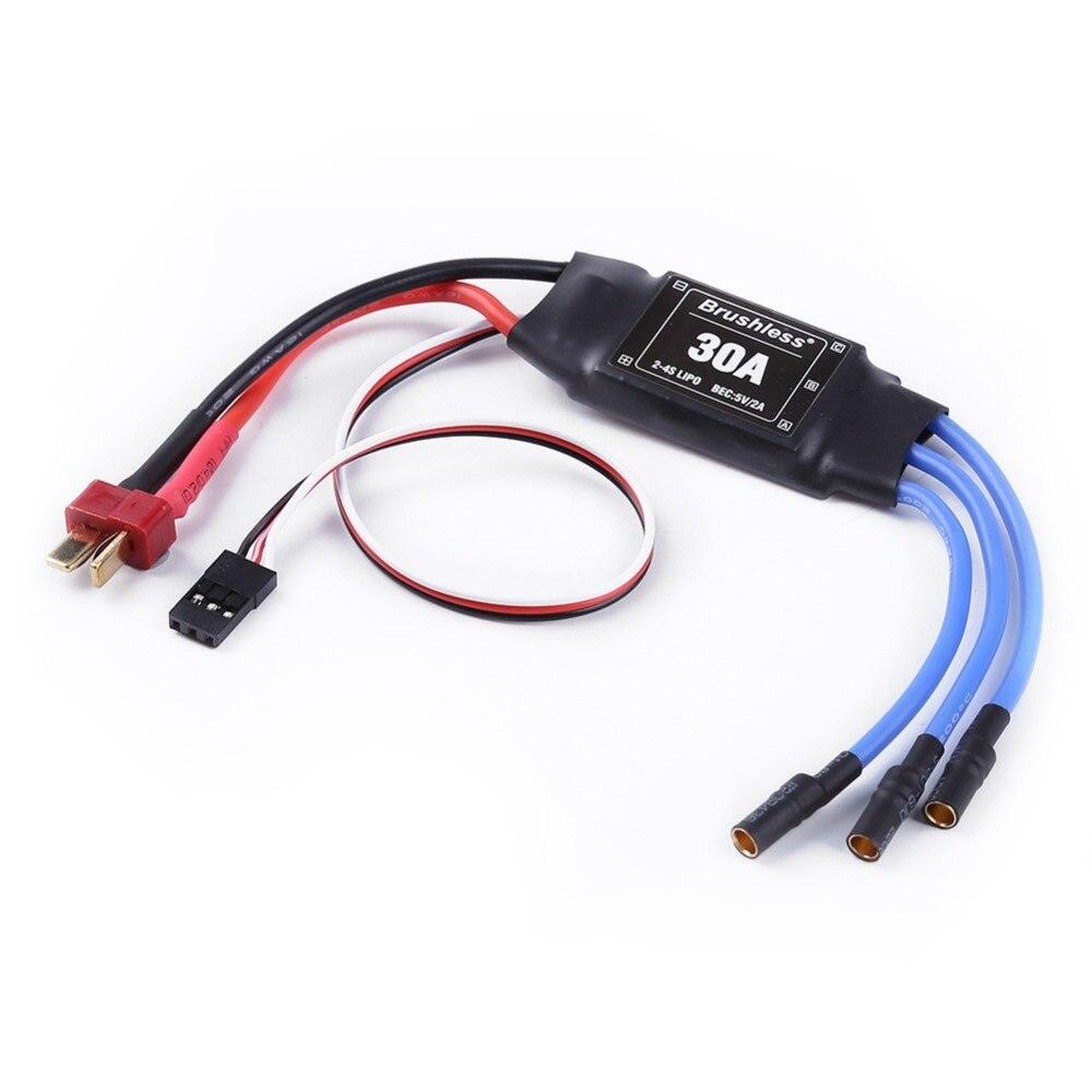 4pcs/lot XXD 30A 2-4S ESC Brushless Motor Speed Controller RC BEC ESC T-rex 450 V2 Helicopter Boat for FPV F450 Quadcopter Drone - RCDrone