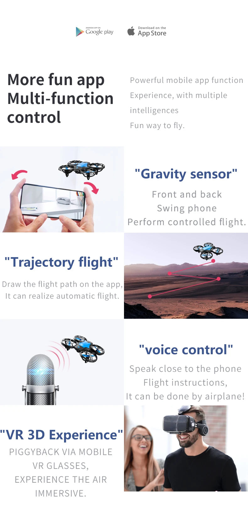 V8 Drone - 4K 1080P HD Camera WiFi Fpv Air Pressure Height Maintain Foldable Quadcopter RC Dron Toy Gift 38 V8 Drone, lektadaf download google play app store more mobile