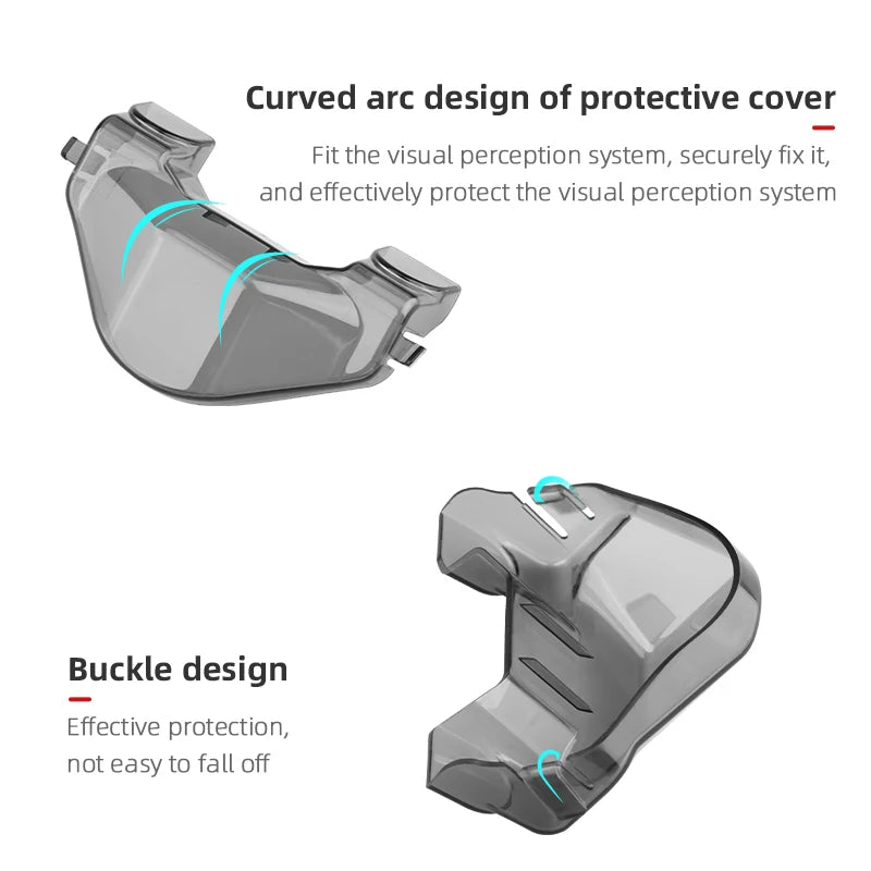 Curved arc design of protective cover Fits the visual perception system, securely fix it