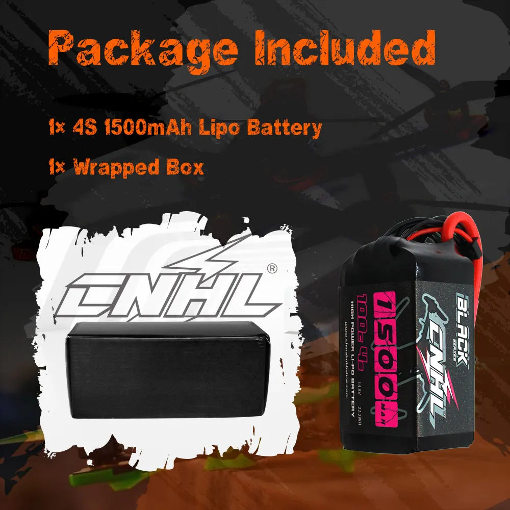 CNHL 4S 1100mAh 1300mAh 1500mAh lipo battery fit for 