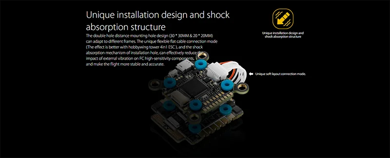 Hobbywing XRotor F7 Flight Controller, 3vMe Aw Canaad tod ilenttieneg Inc