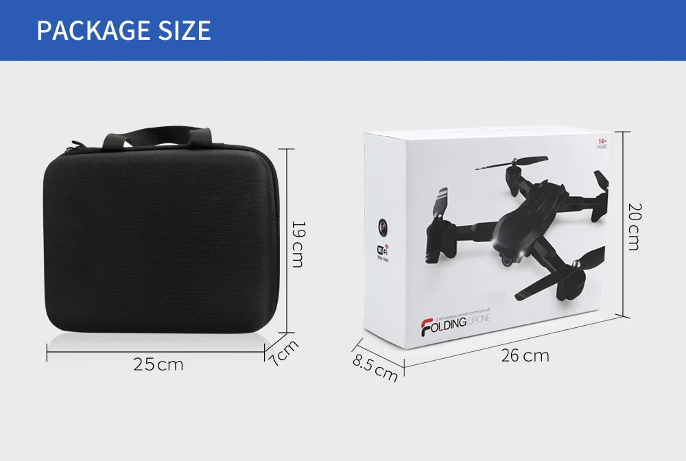 H26 drone - 2024 New 4K HD Dual Camera Optical Flow Positioning Professional Aerial Photography Foldable Quadcopter Helicopter Gift Toy 40 yes h26 rc drone optical flow positioning 4k