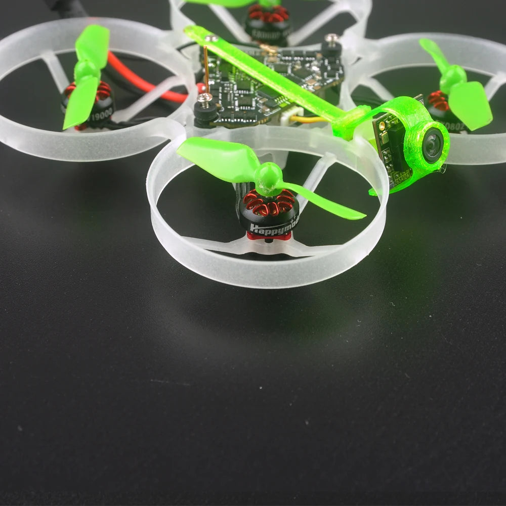 19.5g Happymodel Moblite7 75mm 1S Diamond F4 AIO 5A BB2 ESC Reciver 25/200mW VTX Whoop FPV Racing Drone BNF w/ EX0802 19000KV Unibell Motor Runcam Nano4 Lite 800TVL Camera Happymodel Moblite7, the VTX (Video Transmitter) is switchable between 25mW and 200
