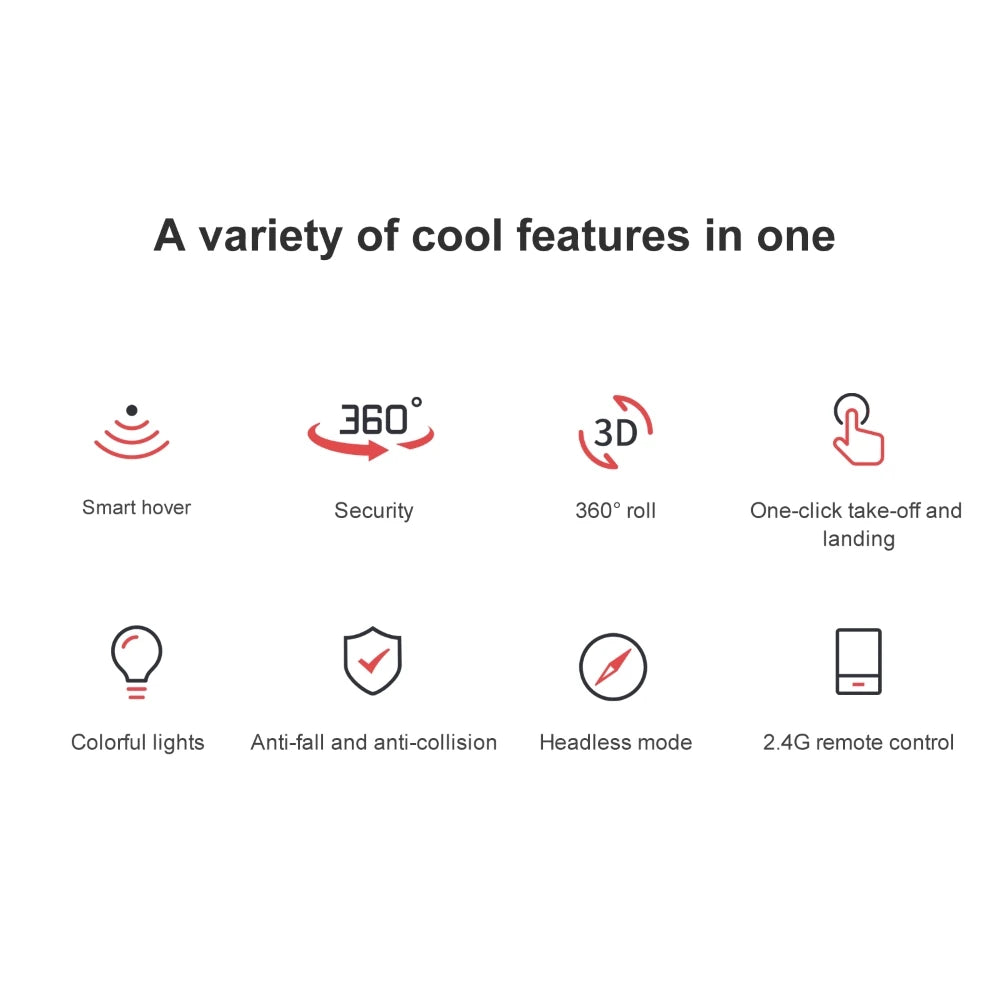 S123 Mini Drone - Remote control Quadcopter Aircraft Radio control UFO Hand Control Altitude Hold Helicopter toys for Kids boy 16 S123 Mini Drone, a variety of cool features in one 360 3d smart hover security