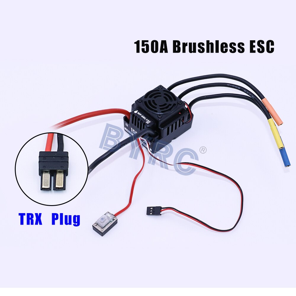 HOBBYWING waterproof 150A WP-8BL 150 RTR Brushless Sensorless ESC - Speed Controller For 1/8RC Cars Touring Car Truggy Buggy
