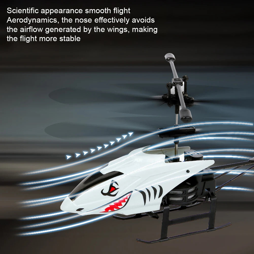 Wireless Remote Control Helicopter, nose effectively avoids the airflow generated by the wings, making the flight more stable .