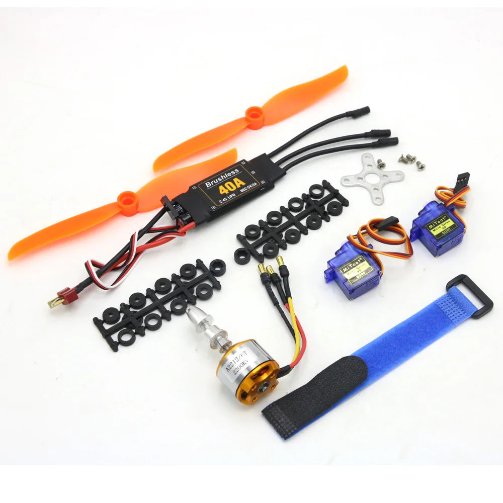 A2212 2212 2200KV 1400KV 1000KV Brushless Motor 30A 40A / 40A BLheli ESC SG90 9G Micro Servo for RC Fixed Wing Plane Helicopter 20 [Miteor 42212/FT 22uuk!