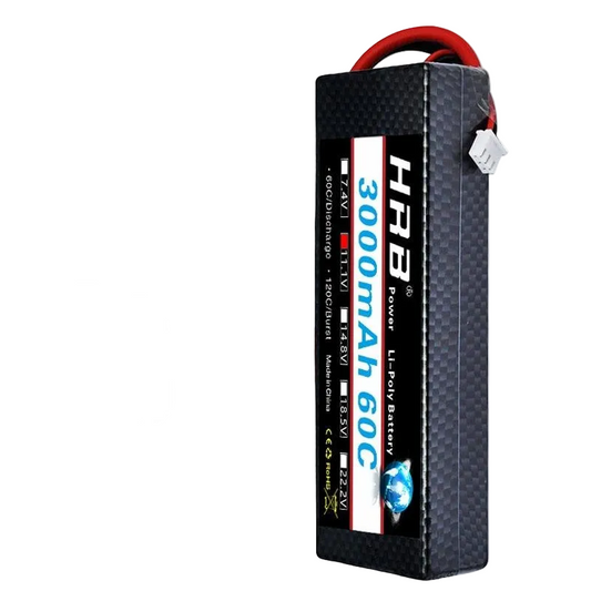 HRB 11.1V 3000mah Bateri Lipo 3S - Sarung Keras 60C XT60 T Dekan XT90 EC5 Palam Kereta Kereta Lumba Lori Bahagian RC Bot Lori