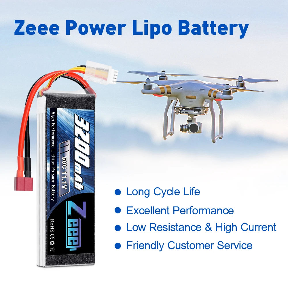 Zeee Power Lipo Battery 7 1 1 1 Long Cycle Life Excellent Performance  Low