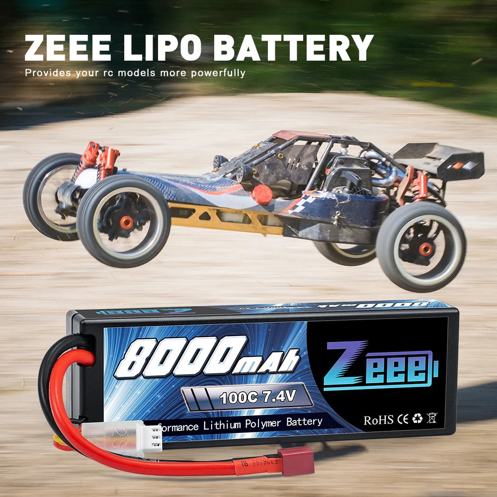 Zeee 2S Lipo Battery, ZEEE LIPo BATTERY Provides your rc models more powerful
