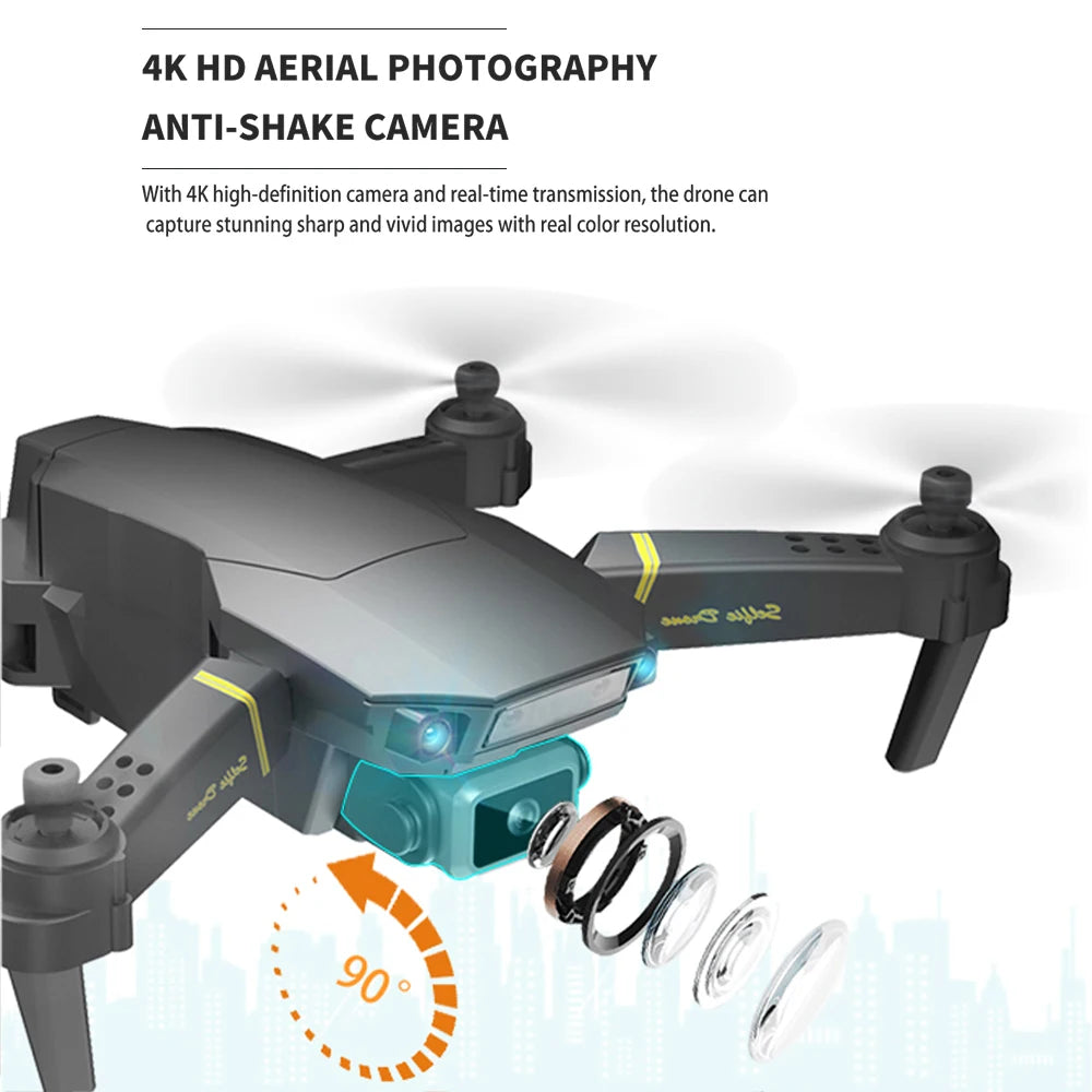 GD89 PRO Drone - with 4K Camera Optical Flow Mode Dual Camera Flight Sensor Headless 3D Flip RC Quadcopter 20 GD89 PRO Drone, drone can capture stunning sharp and vivid images with real-time transmission