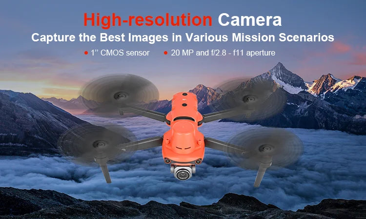 Autel EVO II Pro RTK, CMOS sensor 20 MP and fI2.8 f11 aperture capture the Best Images