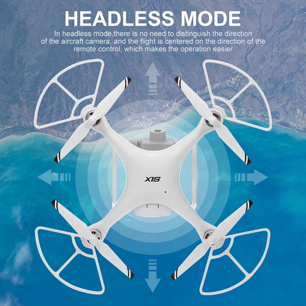 Wltoys XK X1S Drone, in headless mode, there is no need to distinguish the direction of the aircraft camera .