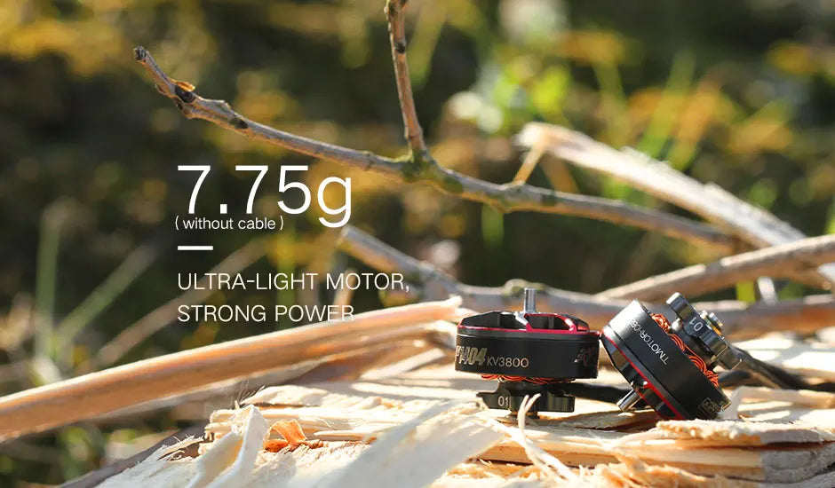 T-motor F1404 KV3800 KV4600 3-4S Brushless Outrunner Motor For FPV Freestyle Version Quadrotor 6 T-motor, 7.75g without cable ULTRA-LIGHT MOTOR, STRONG POWE