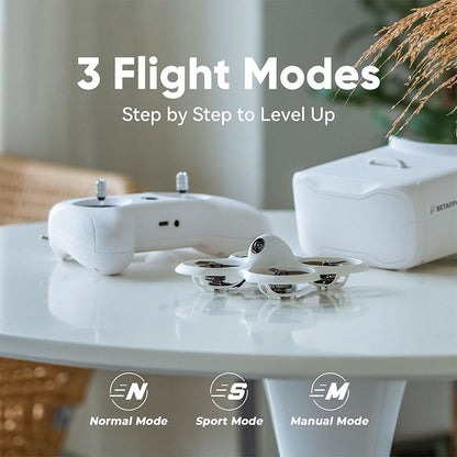 BETAFPV Cetus Pro FPV Kit, 3 Flight Modes by Step to Level Up Fs) Normal Mode Sport Mode Manual Mode Step