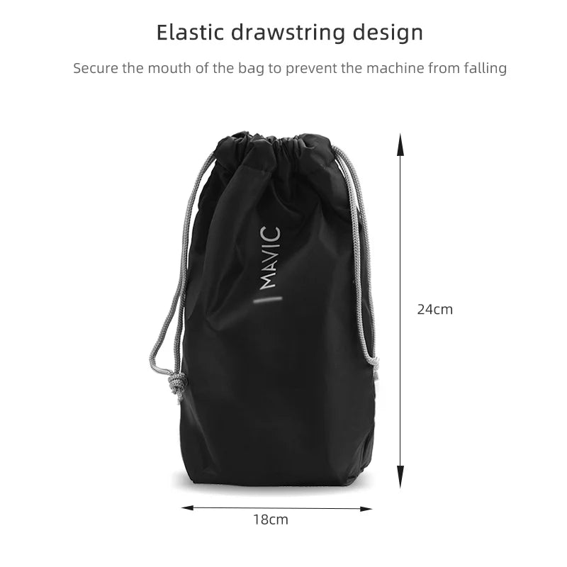 Elastic drawstring design Secure the mouth of the bag to prevent the machine from falling 4 5