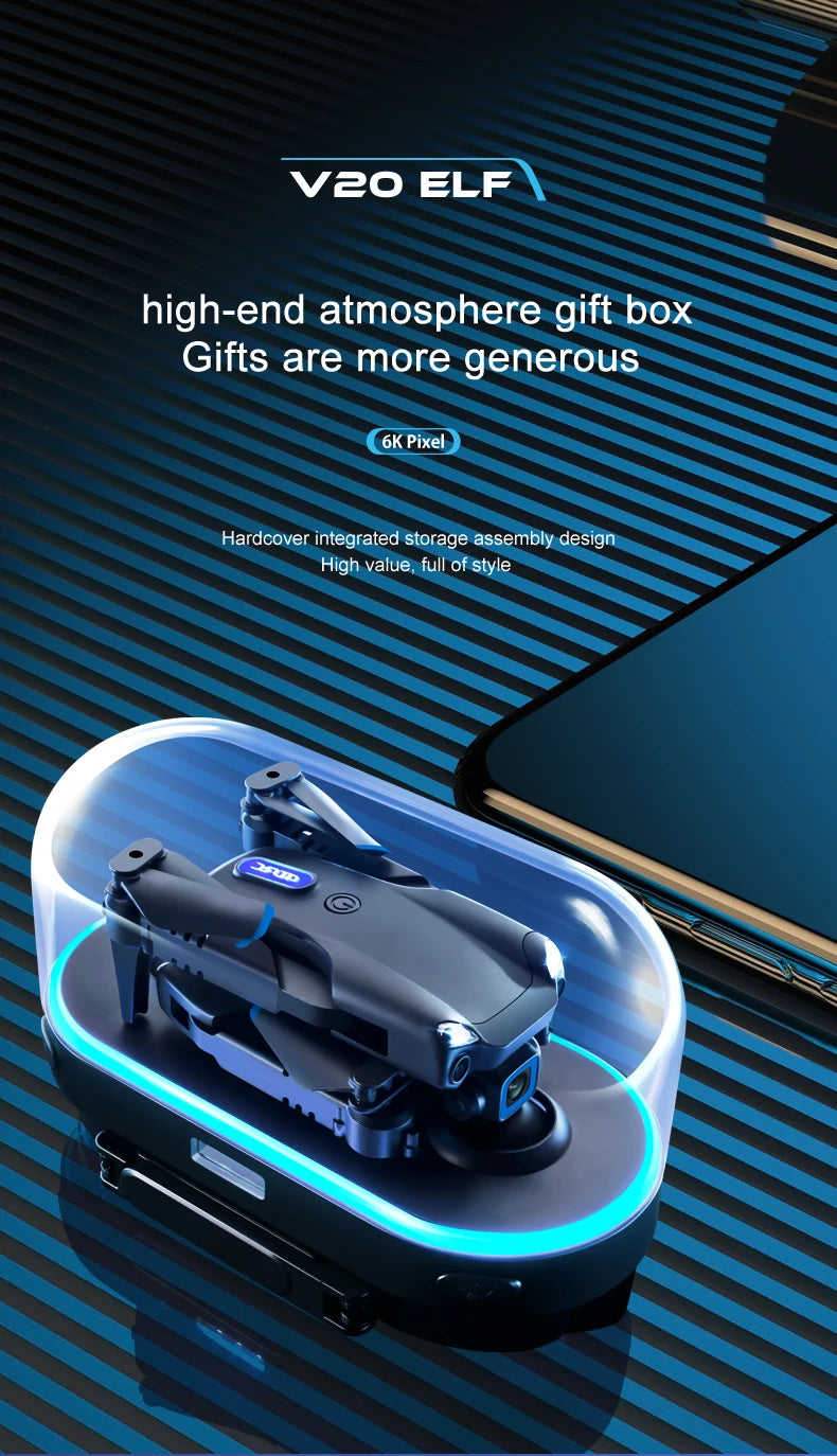 V20 Drone, vzo elf high-end atmosphere gift box gifts are