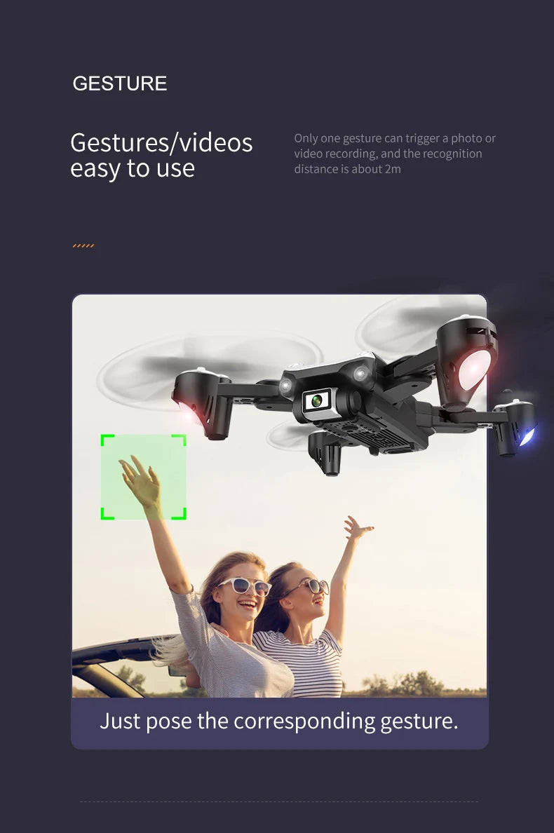A11 Drone, gesture gestures/videos only one gesture can trigger photo or video