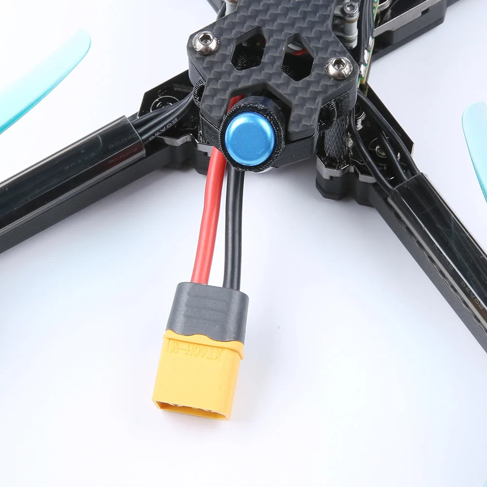 the quadcopter is designed for racing, so flying far distances is not its intended purpose