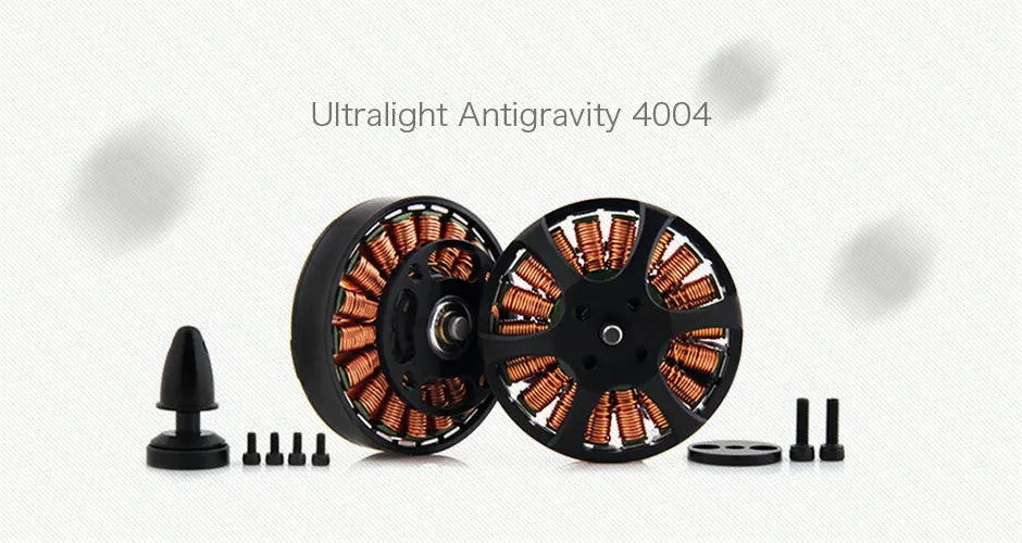 2 pcs/set T-motor MN4004 300KV 1.3KG Thrust Outrunner Brushless Antigravity Motor for Multi-rotor Quadcopter Helicopter Aircraft Planes 7 2 pcs/set T-motor, Ultralight Antigravity 4004 JLL