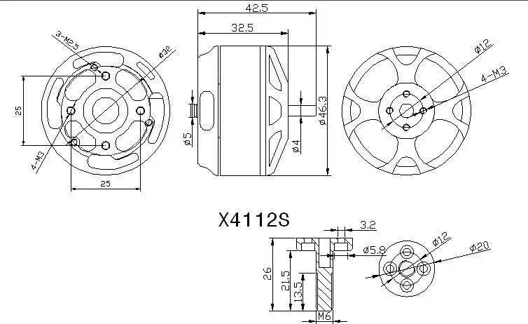 2PCS SUNNYSKY X4112S Motor - 340KV/400KV/450KV Outrunner Brushless Disc Motor for Makeflyeasy Fighter Freeman Multi-rotor Aircraft 7 2PCS SUNNYSKY X4112S Motor, X4112S Brushless Disc Motor for Makeflyeasy Fighter Freeman Multi