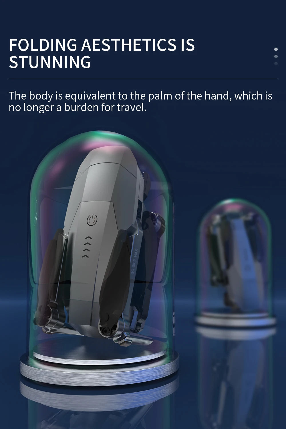 ZLL SG107 PRO Drone - GPS 8K Drone 5G WIFI FPV 1.2KM Distance Brushless Motor Auto Return RC Quadcopter 8 ZLL SG107 PRO Drone, folding aesthetics is stunning the body is equivalent to the palm of the