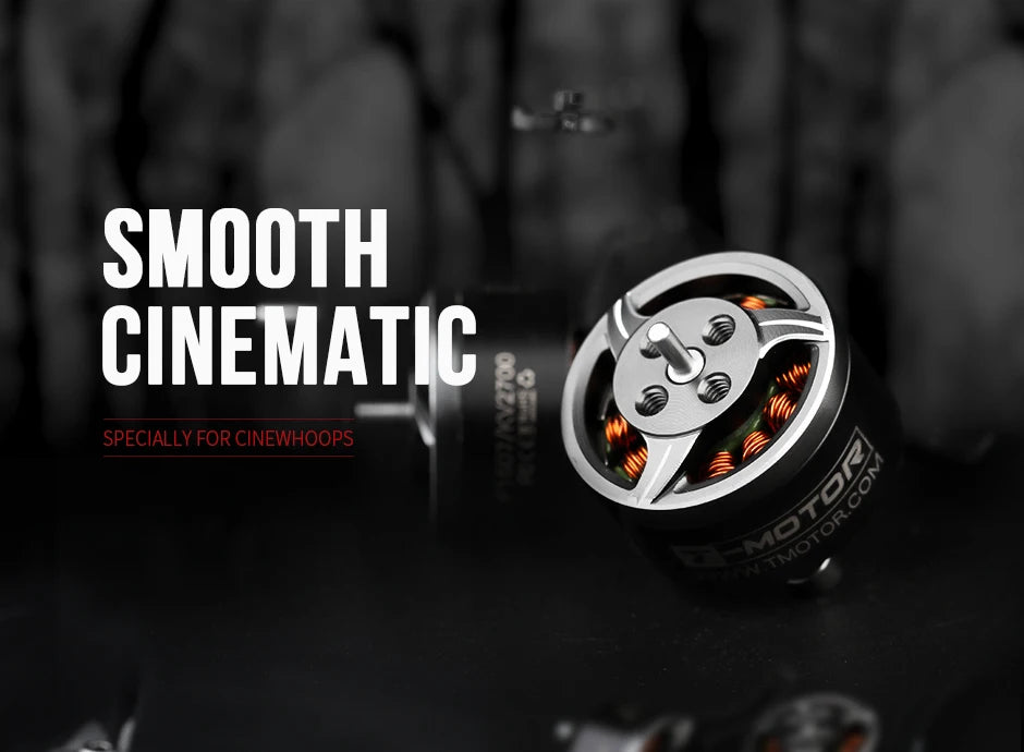 4x T-MOTOR, SMOOTH CINEMATIC SPECIALLY FOR CINEWHOOPS In