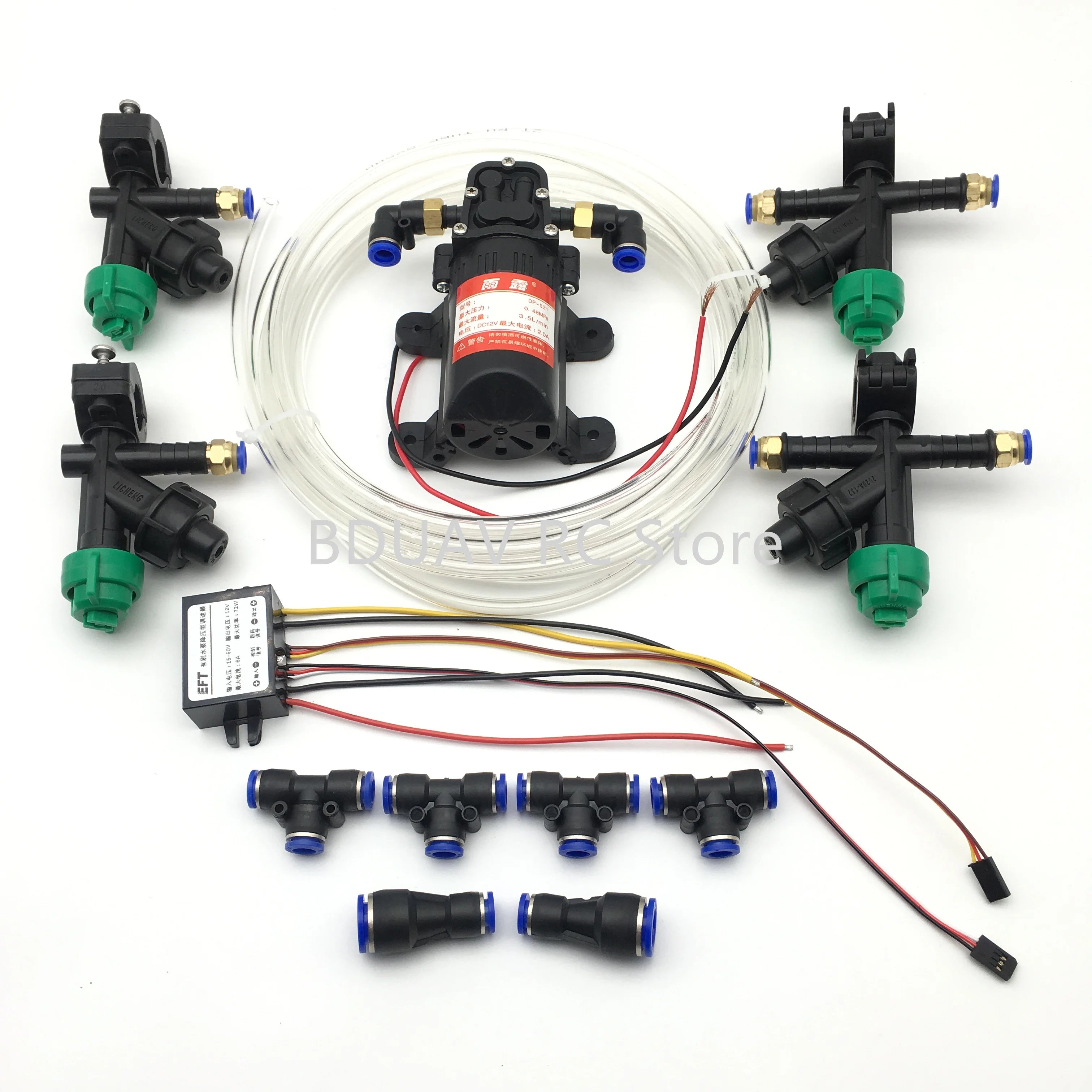 DIY Agricultural drone spray system SPECIFICATIONS Wheelbase : Bottom Plate Use