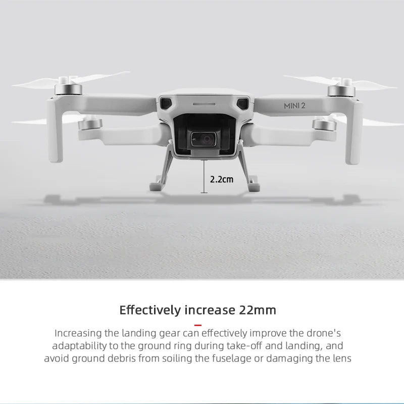 Landing Gear, Increasing the landing gear can effectively improve the drone's adaptability to the ground ring