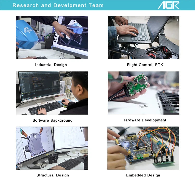 AGR A10 10L Agriculture Drone, AGR Industrial Design Flight Control, RTK Software Background Hardware Development Structura Design Emb