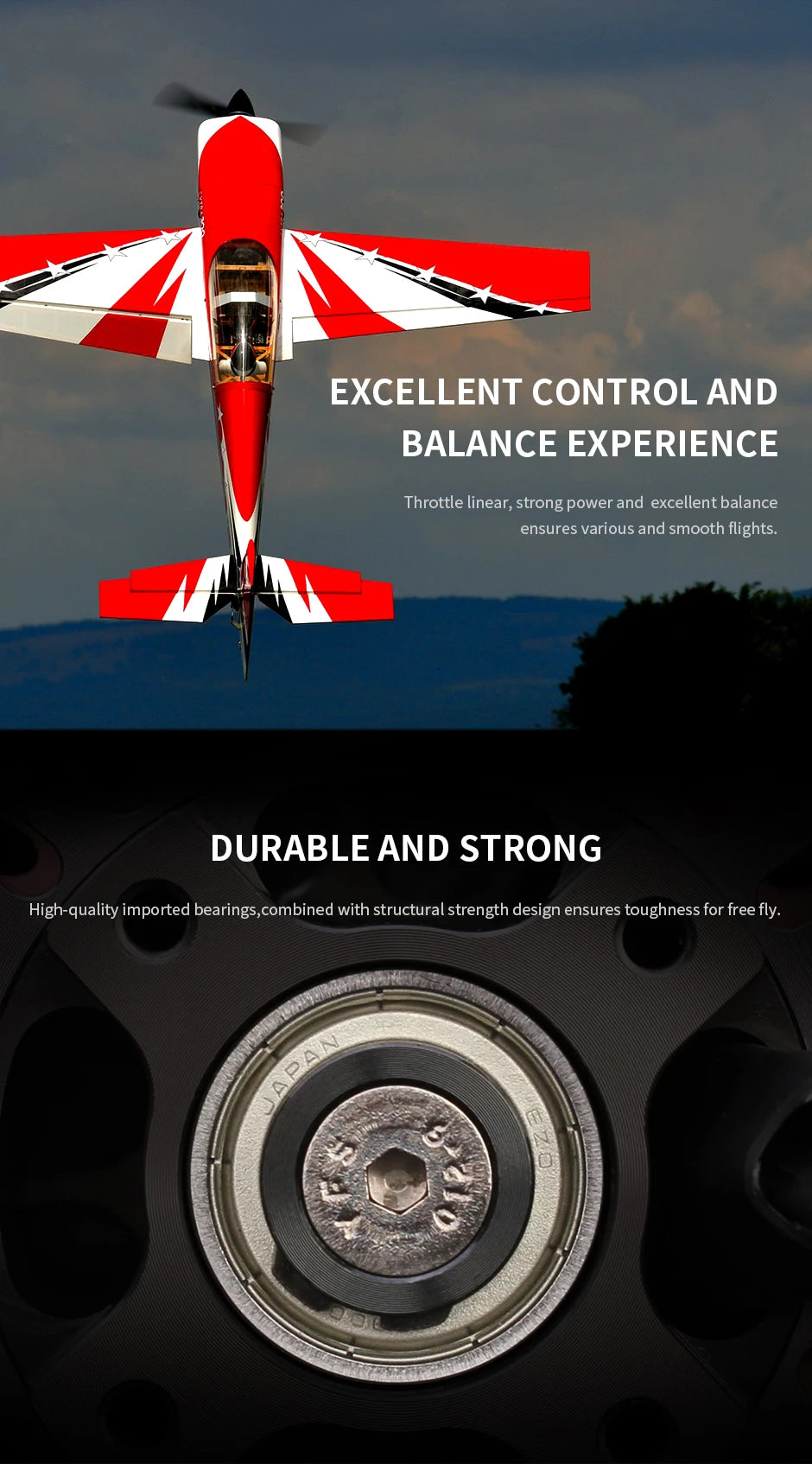 T-motor AT7224 KV160 KV190 18KG Thrust Long Shaft Brushless Motor For Fixed Wing Drone 10 T-motor, EXCELLENT CONTROL AND BALANCE EXPERIENCE Thrott