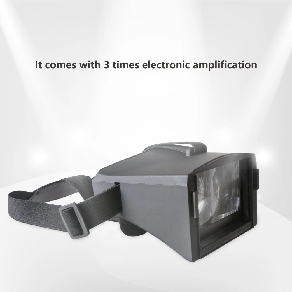 EV800D 5.8G 40CH FPV Goggle, It comes with 3 times electronic a