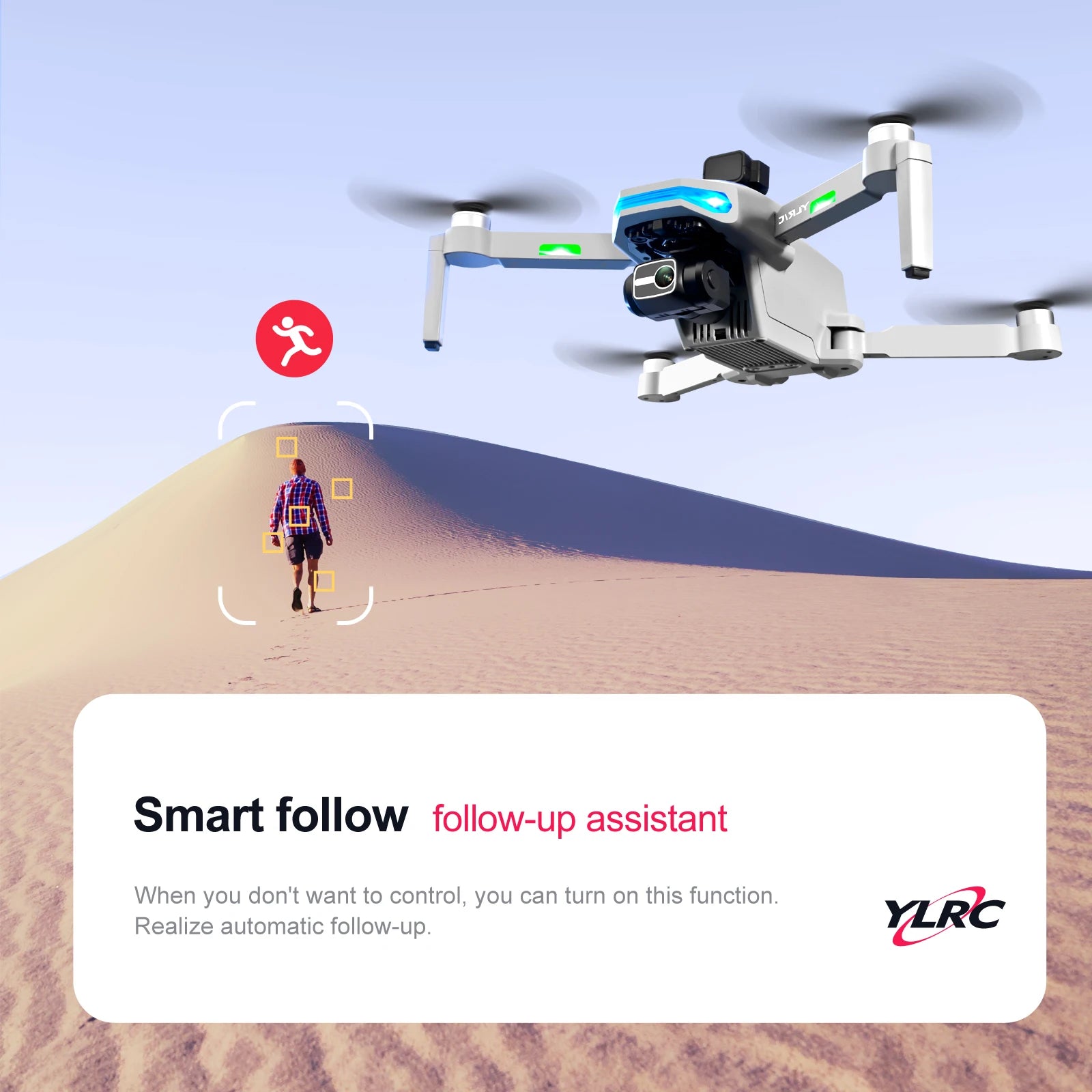 S135 Drone, YLRC Jism is a smart follow follow-up assistant .