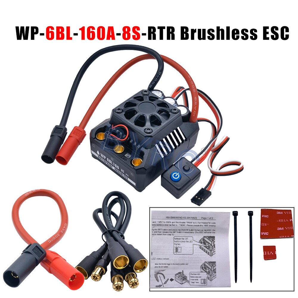 WP-6BL-160A-8S-RTR Brushless ESC OM Vi