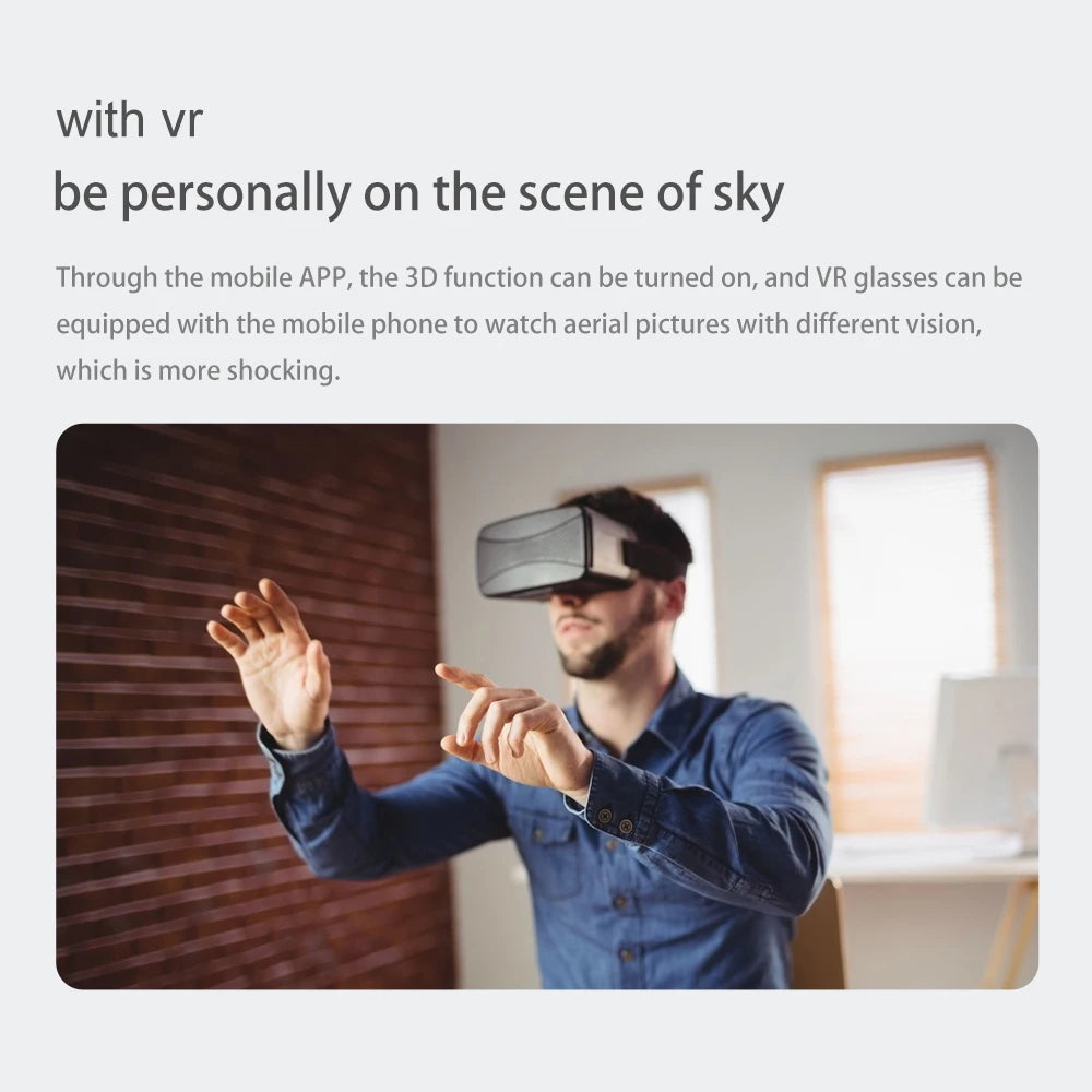 LSRC Mini Drone, vr be personally on the scene of sky through the mobile app