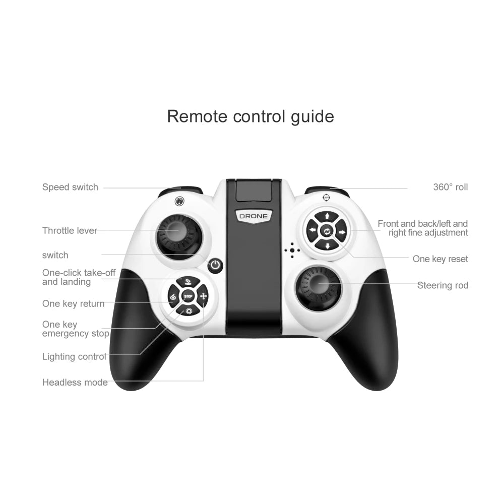 S123 Mini Drone - Remote control Quadcopter Aircraft Radio control UFO Hand Control Altitude Hold Helicopter toys for Kids boy 30 S123 Mini Drone, remote control guide speed switch 360" roll drone front and backlleft