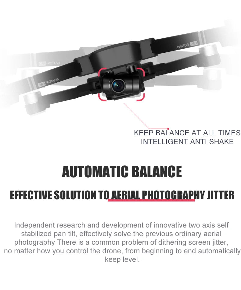 8811 Pro Drone With 32G/64 TF SD Card - 5G WIFI FPV RTR With 6K HD Camera 2-Axis Anti-Shake Self-Stabilizing Gimbal Dron Professional Camera Drone 21 8811 Pro Drone, PRO RoiaiVA KEEP BALANCE AT ALL TIMES INTELL