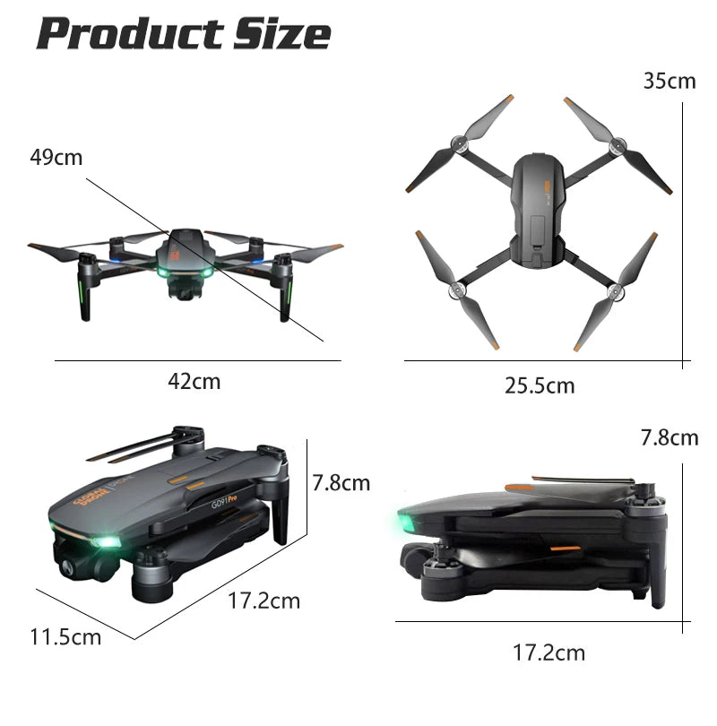 GD91 Max Drone, Product Size 35cm 49cm 42cm 25.Scm 7.8c
