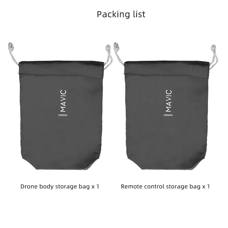 Portable Storage Bag for DJI Mavic Air 2/Air 2S Handbag Drone Remote Control Protective Carrying Case for DJI Mavic Mini 2 13 Please allow 1-3mm error due to manual measurement