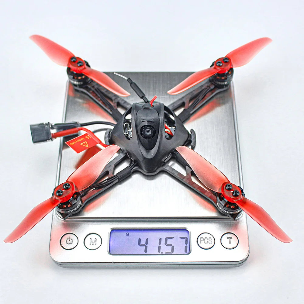 EMAX Nanohawk X, package includes the drone itself, Avia Nano X propellers (3x CW,