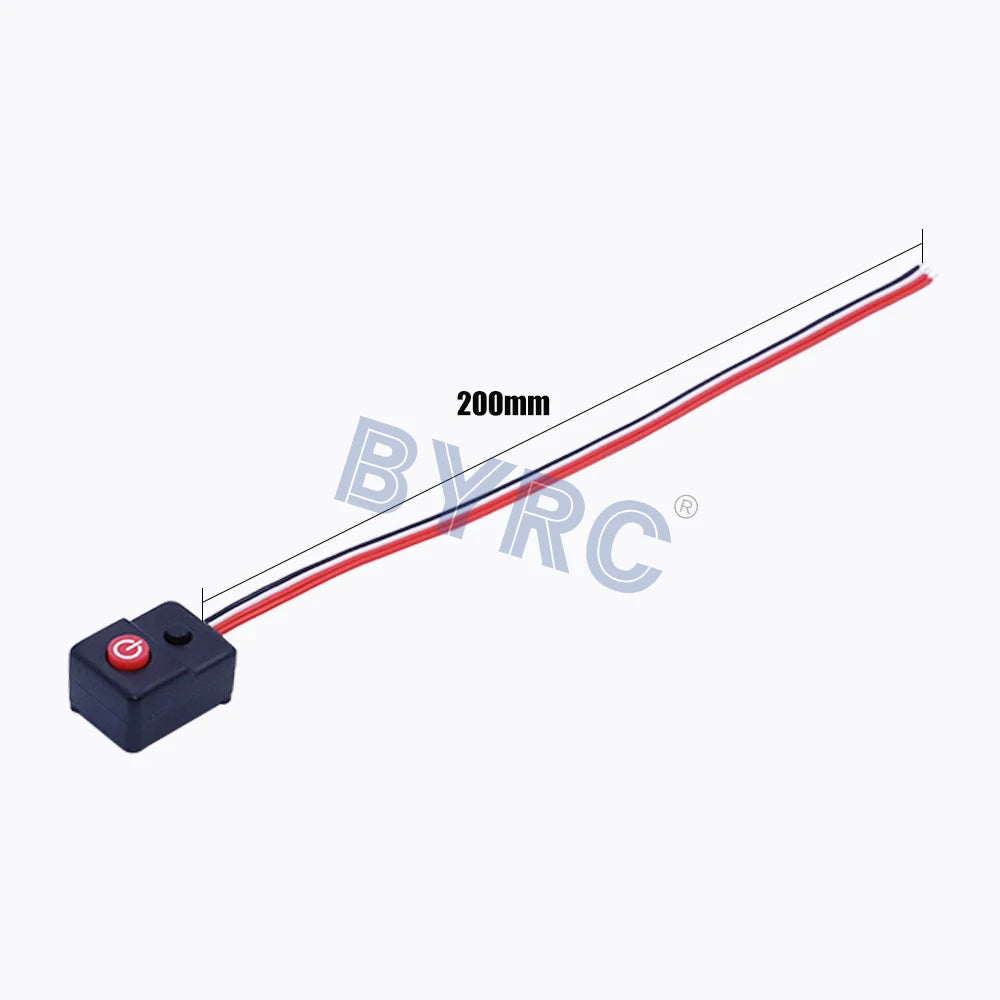 Hobbywing switch for car ESCs, suitable for RC 1/8 and 1/10 scale vehicles.