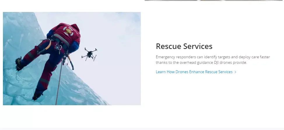 Matrice 300 RTK, DJl drones enhance rescue services thanks to the overhead guidance provided by drones .