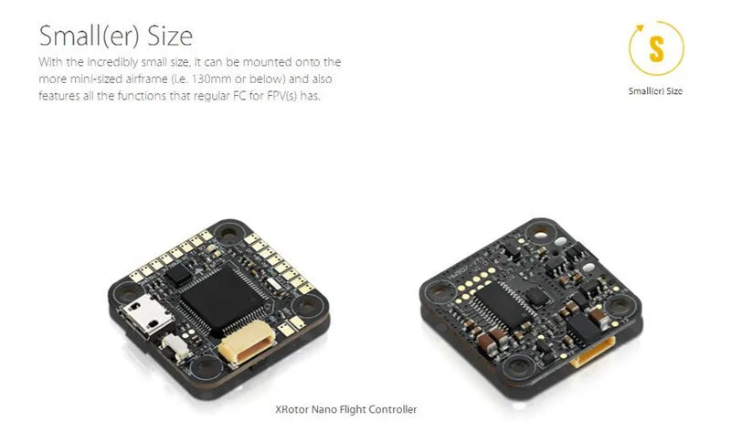Hobbywing Nano F4 With OSD - New Hobbywing XRotor Nano F4 Flight Controller for RC FPV Quadcopoter Drone 5 Hobbywing Nano F4 With OSD, Smalllicr Sizc XRotor Nano Flight Controller is a