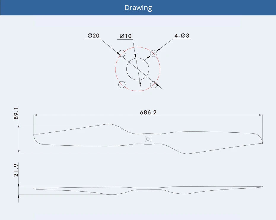 T-motor NS Series NS26X8.5 NS27X8.8