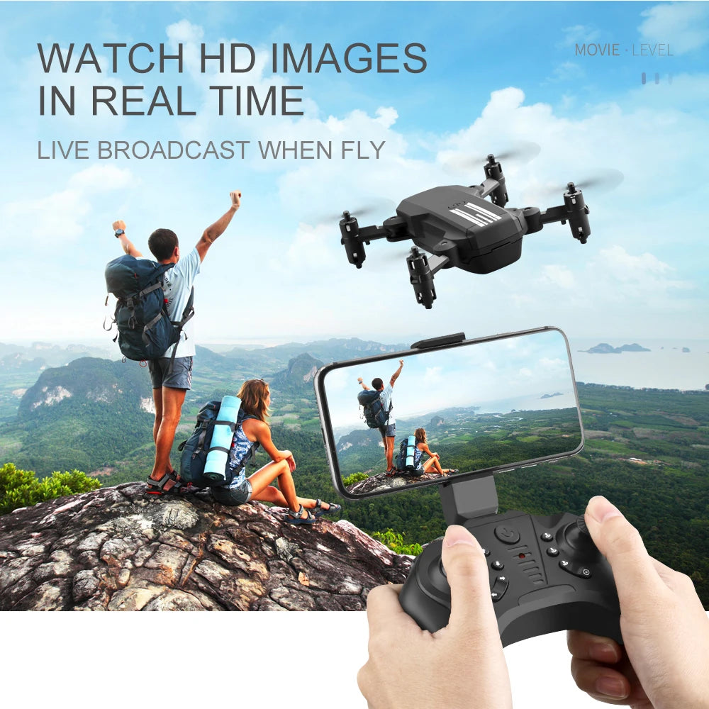 LSRC Mini Drone, movie level watch hd images in real time live broadcast when