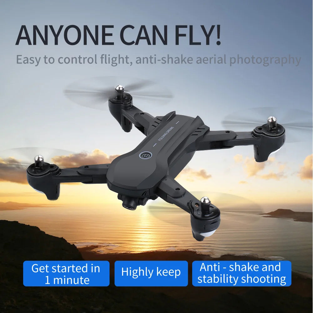 H26 drone - 2024 New 4K HD Dual Camera Optical Flow Positioning Professional Aerial Photography Foldable Quadcopter Helicopter Gift Toy 33 H26 drone, anyone can flyi to control flight; anti-shake aerial photography get
