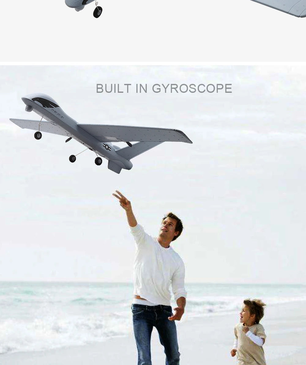 built-in gyroscope powerful power allows the model to easily take off from